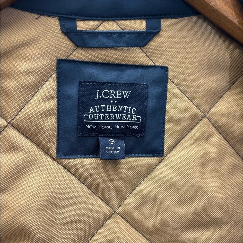 J. Crew Men's Quilted Blue Vest